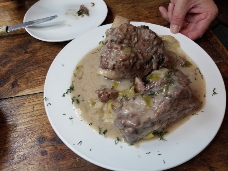 Lamb Fricassee Plate